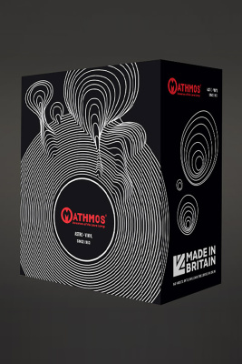 Лава-лампа Mathmos Astro Black Vinyl Розовая/Прозрачная