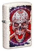Зажигалка ZIPPO Skull Design с покрытием Mercury Glass, латунь/сталь, белая, 38x13x57 мм Зажигалка ZIPPO Skull Design с покрытием Mercury Glass, латунь/сталь, белая, 38x13x57 мм
