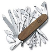 Нож перочинный Victorinox SwissChamp Wood 91мм 29функц. дерево карт.коробка