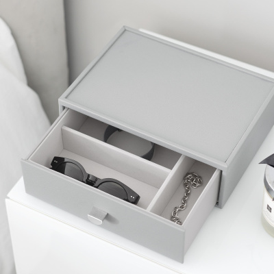 Шкатулка-ящик LC Designs для хранения украшений арт.75802, светло-серый