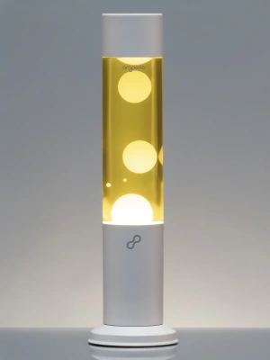 Лава лампа Amperia Tube Белая/Желтая (39 см) White Лава лампа Amperia Tube Белая/Желтая (39 см) White