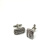 Запонки Cufflinks Inc. Прямойгольник плетенка. Антик CF51