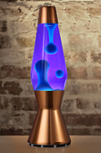 Лава-лампа Mathmos Astro Бирюзовая/Фиолетовая Copper (Воск)