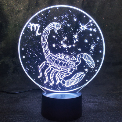 3D ночник Зодиак - Скорпион