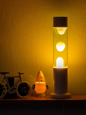 Лава лампа Amperia Tube Белая/Желтая (39 см) White Лава лампа Amperia Tube Белая/Желтая (39 см) White