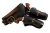 Патронташ с 2-мя кобурами для револьверов, темно-коричневый