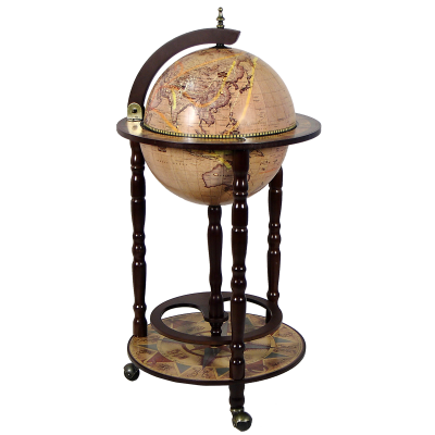 Глобус-бар напольный "New World", d=33 см (современная карта мира на английском языке) Глобус-бар напольный "New World", d=33 см (современная карта мира на английском языке)