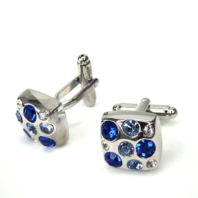 Запонки Cufflinks Inc. С синими и голубыми кристаллами CF54