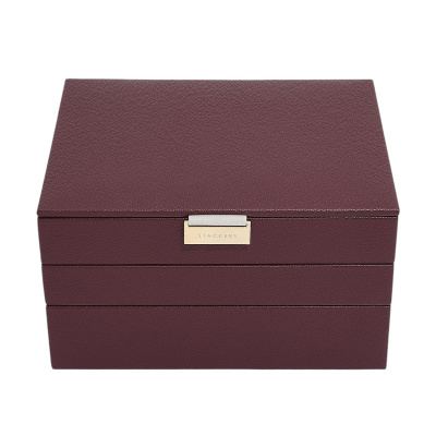 Шкатулка LC Designs для хранения украшений арт.76861, бордо