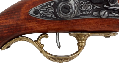 Макет. Кремневый пистоль (Англия, XVIII век), латунь