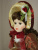 Кукла фарфоровая 12" на подставке, арт.12501