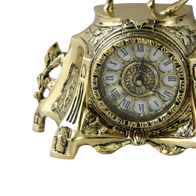 Каминные часы с канделябрами "Охотничий"