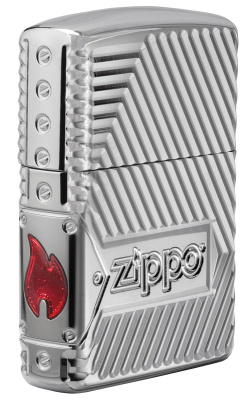 Зажигалка ZIPPO Armor® с покрытием High Polish Chrome, латунь/сталь, серебристая, 38x13x57 мм Зажигалка ZIPPO Armor® с покрытием High Polish Chrome, латунь/сталь, серебристая, 38x13x57 мм