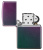Зажигалка ZIPPO Classic с покрытием Iridescent, латунь/сталь, фиолетовая, матовая, 38x13x57 мм