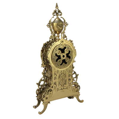 Каминные часы с маятником и канделябрами "Кафедрал Ново"