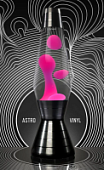 Лава-лампа Mathmos Astro Black Vinyl Розовая/Прозрачная Лава-лампа Mathmos Astro Black Vinyl Розовая/Прозрачная
