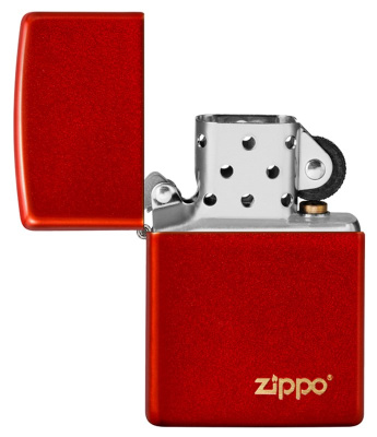 Зажигалка ZIPPO Classic с покрытием Metallic Red, латунь/сталь, красная, матовая, 38x13x57 мм Зажигалка ZIPPO Classic с покрытием Metallic Red, латунь/сталь, красная, матовая, 38x13x57 мм