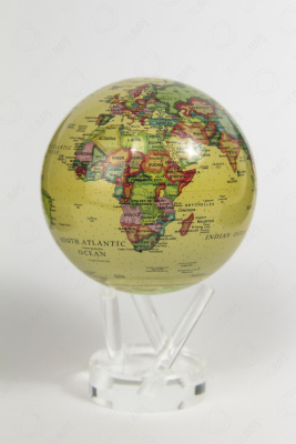 Глобус Mova Globe d12 с политической картой мира (бежевый)
