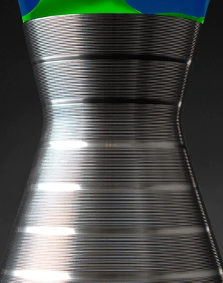 Лава-лампа Mathmos Astro Platinum Vinyl Красная/Зеленая (Воск)