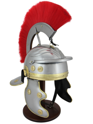 Шлем центуриона с красным плюмажем Шлем центуриона с красным плюмажем