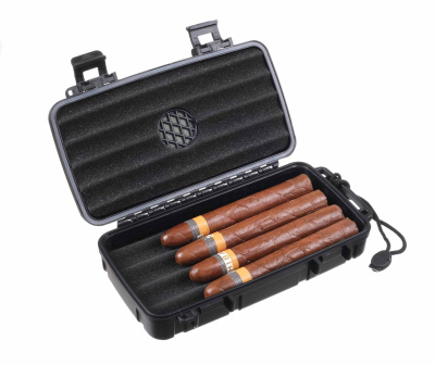 Хьюмидор дорожный на 5 сигар, ударопрочный