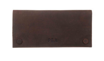 Кисет P&A для самокруток и 2 смесей, натуральная буйволиная кожа Кисет P&A для самокруток и 2 смесей, натуральная буйволиная кожа