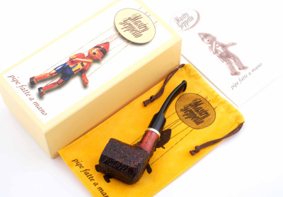 Трубка SER JACOPO Mastro Geppetto Rustic Silver