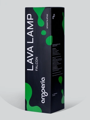 Напольная Лава лампа Amperia Falcon Оранжевая/Фиолетовая (76 см)