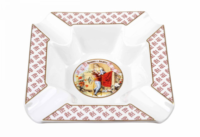 Пепельница Tom River на 4 сигары, керамика, Romeo y Julieta