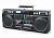 Музыкальный центр Muse Boombox, FM-радио, CD / MP3, магнитофон, USB / micro-SD, Bt