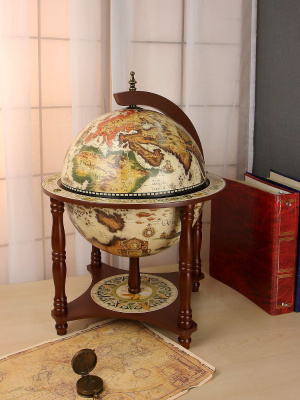 Глобус-бар настольный, сфера 33 см. JG33006WN Глобус-бар настольный, сфера 33 см. JG33006WN