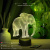 3D ночник Слон