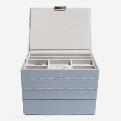 Шкатулка LC Designs для хранения украшений арт.73408, голубая