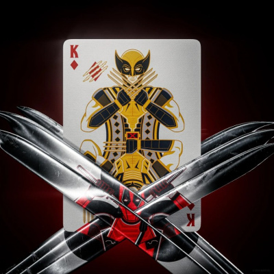 Карты "Theory11 Deadpool playing cards"