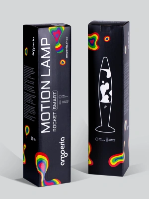 Лава лампа Amperia Rocket Smart Белая/Прозрачная (34 см) Chrome Лава лампа Amperia Rocket Smart Белая/Прозрачная (34 см) Chrome