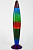 Лава-лампа 35см Трёхцветная/Блёстки (Глиттер) Rainbow