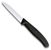 Нож Victorinox Swiss Classic для очистки овощей, лезвие 8 см, черный