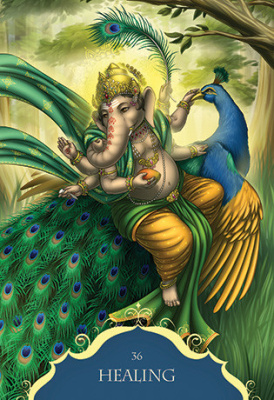 Карты Таро "Whispers of Lord Ganesha" Blue Angel / Оракул Шёпот Бога Ганеши