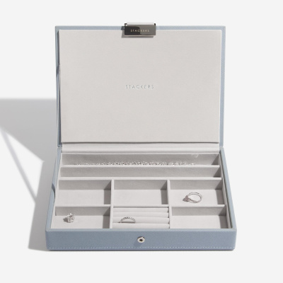 Шкатулка LC Designs для хранения украшений арт.73408, голубая