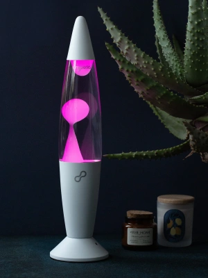 Лава лампа Amperia Void Smart Белая/Прозрачная (41 см) White
