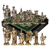 Шахматный набор Греко-Романский Период, зеленая