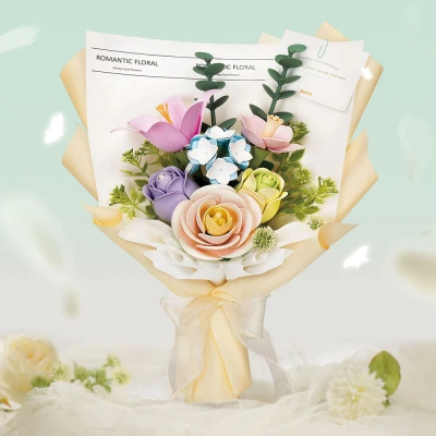 Конструктор 3D-пазл DIY Весенний букет Robotime Spring Time Bouquet