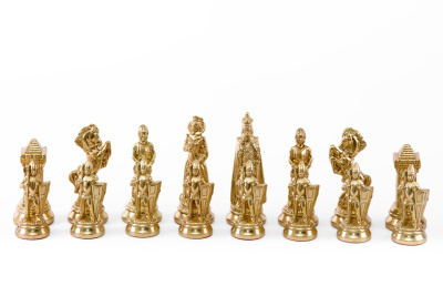 Шахматы "Мария Стюарт" (в комплекте нарды и шашки), Italfama