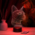 3D ночник Египетская кошка