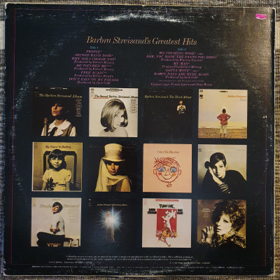 Виниловая пластинка Barbra Streisand, Барбра Стрейзанд; Greatest hits, бу