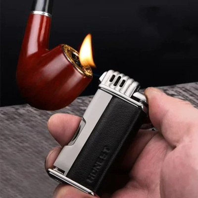 Зажигалка трубочная с тампером Honest, 381-Black