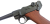 Макет. Пистолет Luger Parabellum P08 ("Люгер P08 Парабеллум") (Германия, 1898 г.), накладки на рукояти из дерева, арт.1143-M
