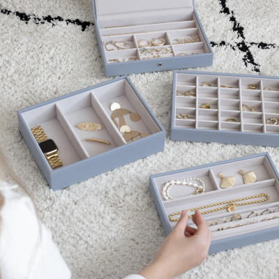 Шкатулка LC Designs для хранения украшений арт.73408, голубая