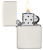Зажигалка ZIPPO Classic 49193 с покрытием Glow In The Dark, латунь/сталь, белая, матовая, 38x13x57 мм