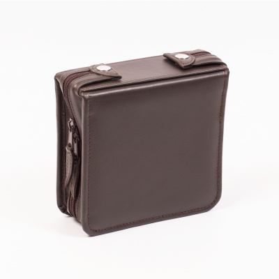 Набор дорожный в сумке малой из натуральной кожи (2 персоны), арт.202КК2